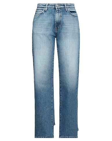 VICOLO Denim trousers DENIM COUTURE Blue 100% Cotton