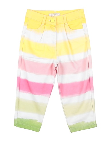 MONNALISA Pantalón Amarillo 97% Algodón, 3% Elastán