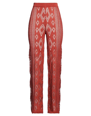 AKEP Casual trouser Brown 58% Linen, 42% Cotton