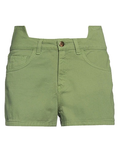 JIJIL Shorts & Bermuda Military green 100% Cotton