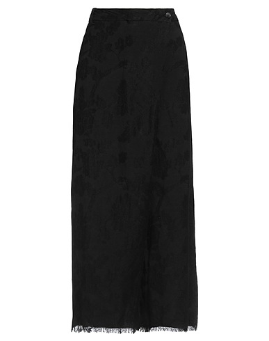 MASNADA Casual trouser Black 81% Linen, 19% Viscose