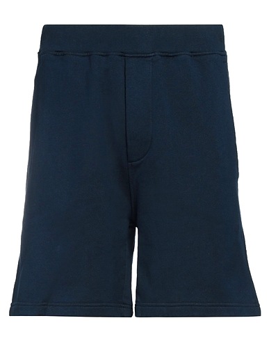 DSQUARED2 Shorts & Bermuda Navy 100% Cotton, Elastane