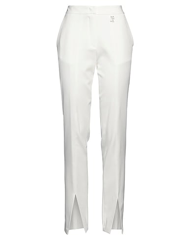 GAëLLE Paris Hosen Weiß 88% Polyester, 12% Elastan