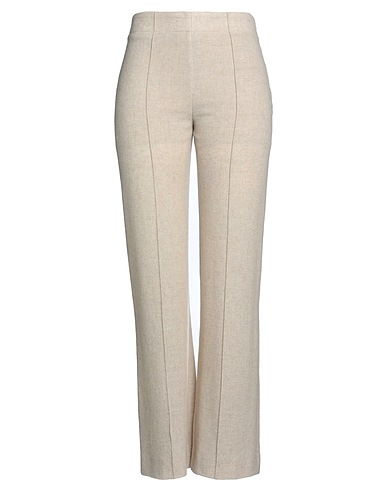 CHLOÉ Casual trouser Beige 50% Virgin Wool, 50% Cashmere