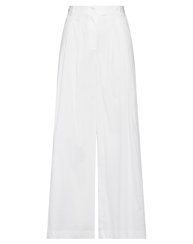 JIJIL Pantalone Bianco 79% Cotone, 18% Poliammide, 3% Elastan