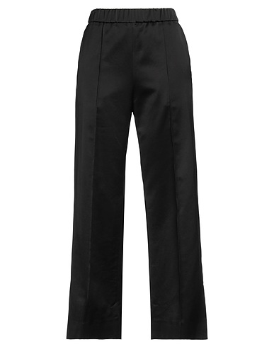 JIL SANDER パンツ ブラック レーヨン 95% / ポリウレタン 5%