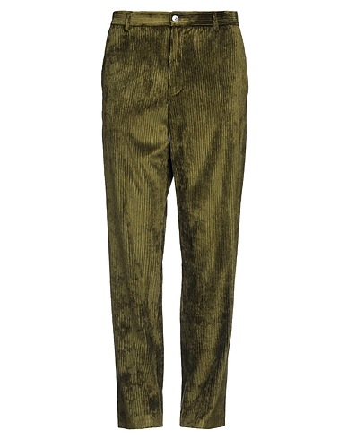 ROBERTO CAVALLI Casual pants Military green 50% Viscose, 48% Cotton, 2% Elastane