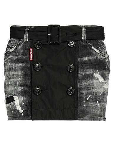 DSQUARED2 Denim skirt 98% Cotton, 2% Elastane