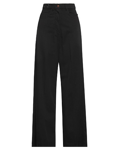 ALYSI Pantalone Nero 100% Cotone