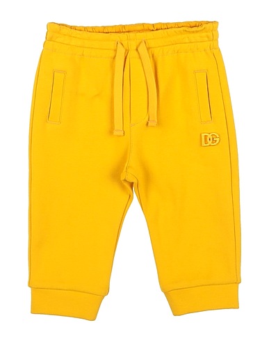 DOLCE&GABBANA Casual pants GIALLO 95% Cotton, 5% Elastane, Viscose