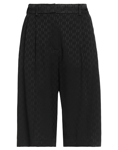 KARL LAGERFELD Shorts & Bermuda Black 69% Acetate, 31% Viscose