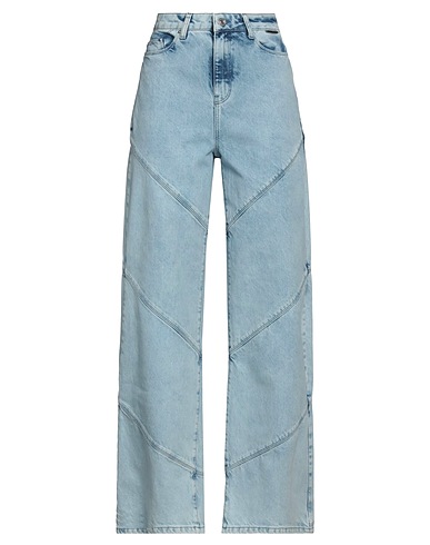 KARL LAGERFELD Denim trousers Blue 79% Recycled cotton, 21% Lyocell