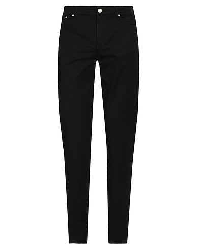 TRUSSARDI Pantalone Nero 98% Cotone, 2% Elastan