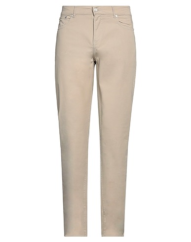 TRUSSARDI Casual trouser Beige 98% Cotton, 2% Elastane
