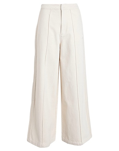 ADIDAS ORIGINALS Denim trousers MONTREAL JEANS
 Beige 90% Recycled polyester, 10% Elastane