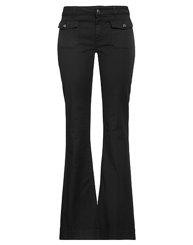 RE_HASH Pantalone Nero 97% Cotone, 3% Elastan