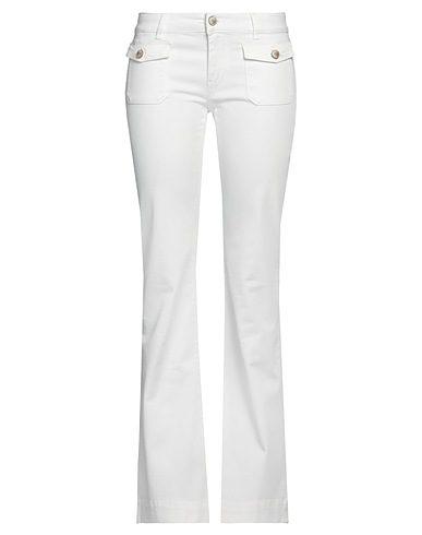 RE_HASH Pantalone Off white 97% Cotone, 3% Elastan