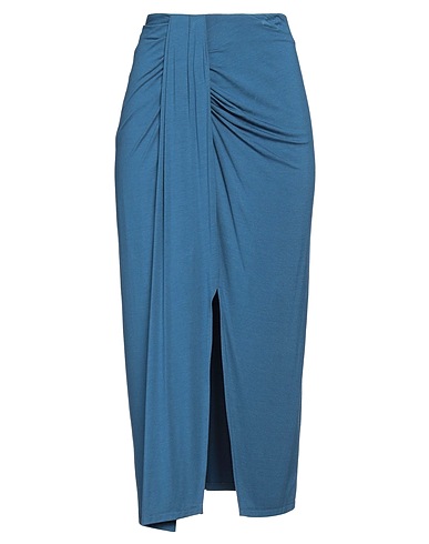 HALE BOB Midi skirt Slate blue 95% Viscose, 5% Elastane