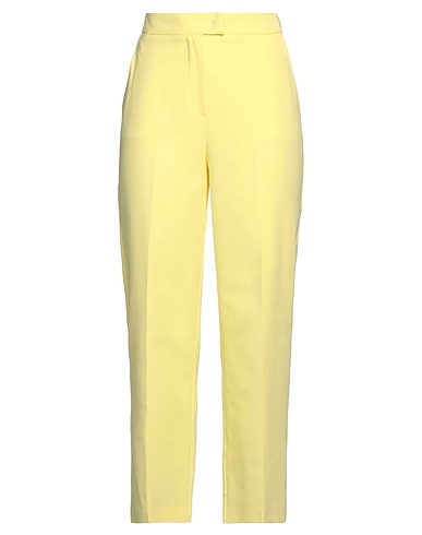 BEATRICE .B Casual pants Yellow 100% Cotton