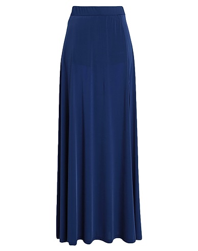 ADIDAS ORIGINALS Long skirt FLOWY SKIRT
 Navy blue 69% Polyamide, 31% Elastane