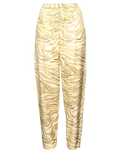FORTE_FORTE Pantalone Beige 57% Cotone, 43% Viscosa