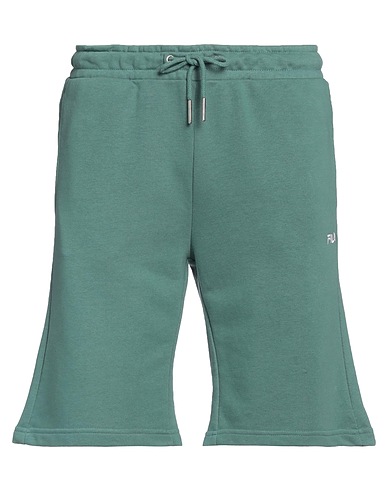 FILA Shorts & Bermuda Green 80% Organic cotton, 20% Polyester
