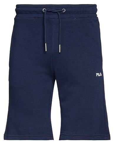FILA Shorts & Bermuda Blu navy 80% Cotone organico, 20% Poliestere