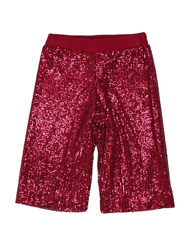 PICCOLA LUDO Shorts & Bermudas Bordeaux 100% Polyester