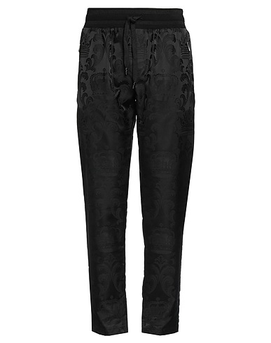 DOLCE&GABBANA パンツ ブラック ナイロン 100% / ポリ塩化ビニル / ポリウレタン / コットン / ポリエステル