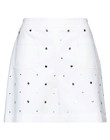 BOUTIQUE MOSCHINO Shorts & Bermuda White 96% Cotton, 4% Elastane