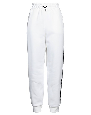 MICHAEL MICHAEL KORS Casual trouser White 65% Organic cotton, 35% Recycled polyester