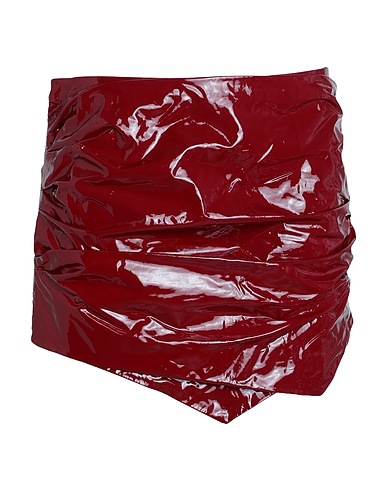 THE ATTICO Mini skirt Garnet 100% Lambskin