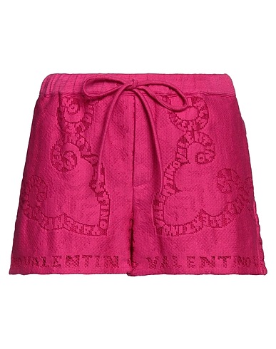 VALENTINO GARAVANI Shorts & Bermuda Fuchsia 77% Cotton, 23% Polyamide