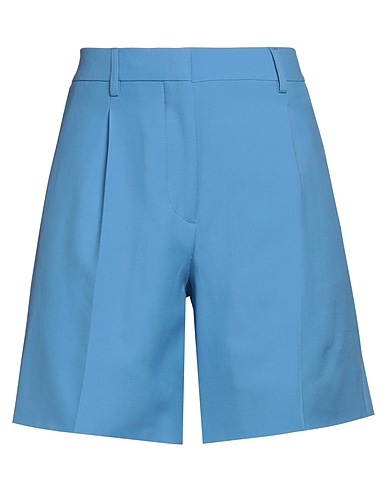 BURBERRY Shorts & Bermuda Azure 100% Virgin Wool