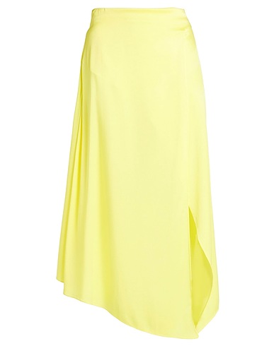STELLA McCARTNEY Midi skirt Yellow 59% Viscose, 41% Acetate