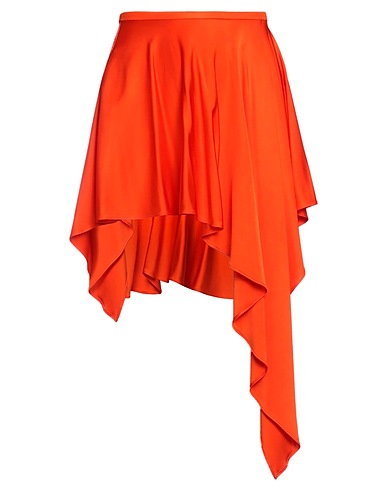 STELLA McCARTNEY Minigonna Arancione 100% Viscosa