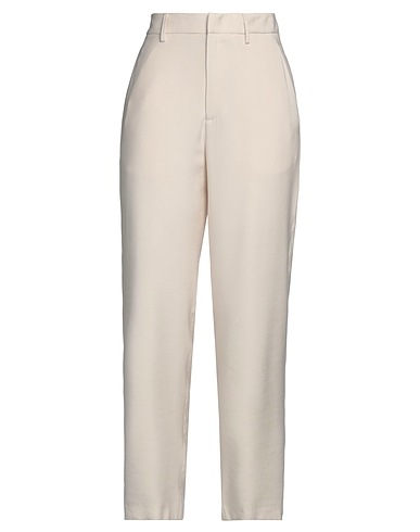 DONDUP Casual pants Off white 90% Viscose, 10% Polyester