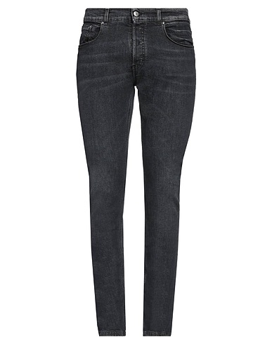 ROBERTO CAVALLI Denim trousers Black 98% Cotton, 2% Elastane