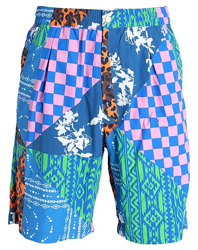 MARCELO BURLON Shorts & Bermuda Avio 100% Poliammide