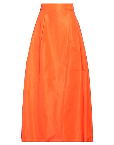 PINKO Long skirt Orange 100% Polyester