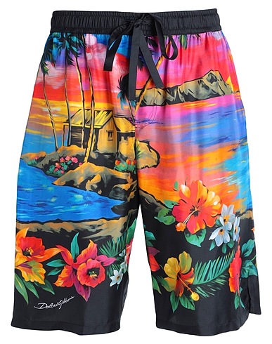 DOLCE&GABBANA Shorts & Bermuda Coral 100% Silk