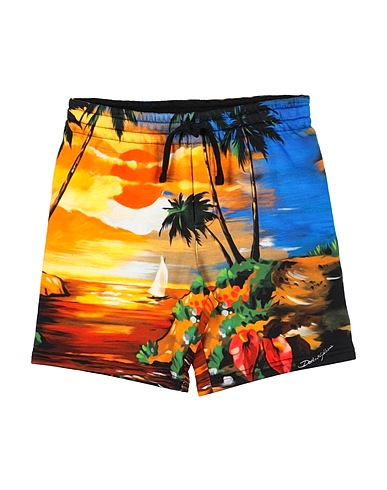 DOLCE&GABBANA Shorts & Bermuda Orange 100% Cotton