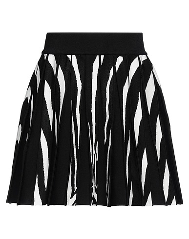 BALMAIN Mini skirt Black 85% Viscose, 12% Polyester, 3% Polyamide
