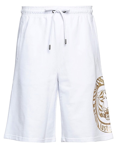 JUST CAVALLI Shorts & Bermuda Bianco 100% Cotone