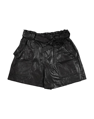 MEILISA BAI Shorts & Bermuda Black 89% Polyester, 11% Elastane