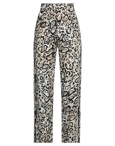 PINKO UNIQUENESS Casual trouser Light grey 100% Cotton