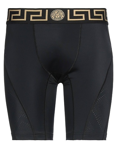 VERSACE Leggings Black 78% Polyamide, 22% Elastane, Polyester
