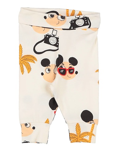 MINI RODINI Casual trouser Cream 95% Organic cotton, 5% Elastane
