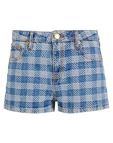 AMI ALEXANDRE MATTIUSSI Denim shorts Blue 100% Cotton