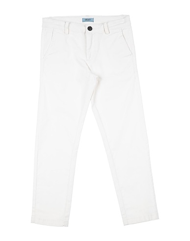LIU •JO MAN Casual trouser White 98% Cotton, 2% Elastane